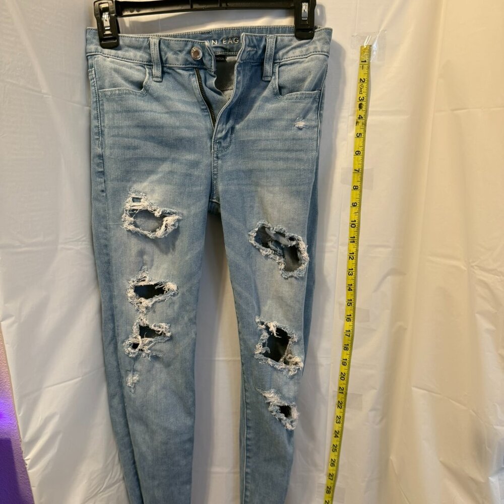 American Eagle Next Level Stretch Ripped Jeans